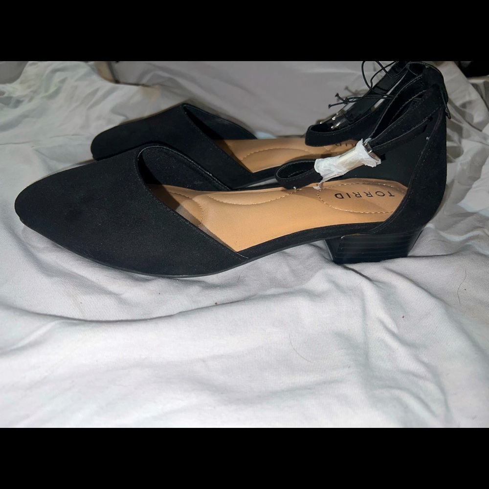 NWT Torrid Brand flats. Black. Size 8 wide